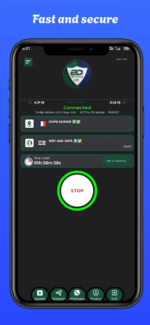 BD Tunnel Lite Screenshot 0