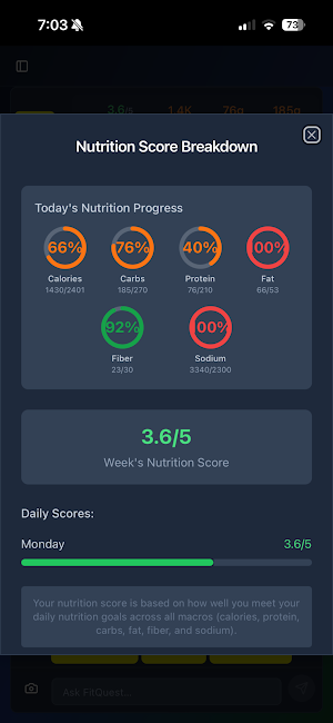 FitQuest Screenshot 2