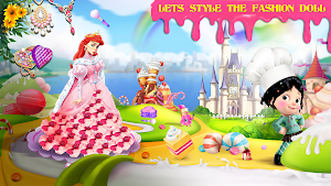 Doll Dress up Game: Cake Games Screenshot 1