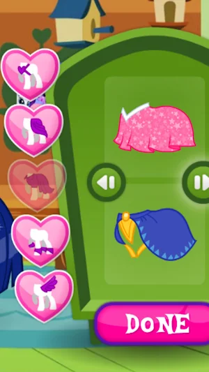 Pony Dress-up Salon: Rainbow Screenshot 2