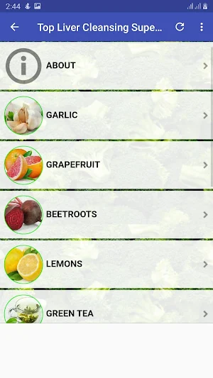 Top Liver Cleansing Superfoods Screenshot 1