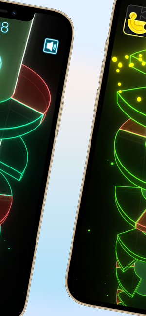 Neon Spiral Bounce Screenshot 2