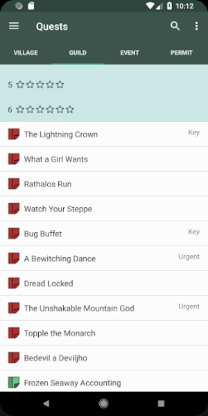 MHGen Database Screenshot 3