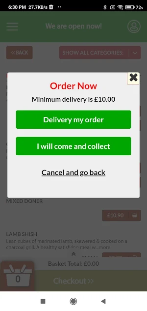Belfords Kebab Enfield Screenshot 2