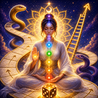 Snakes and ladders · Lila