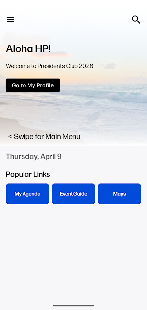 HP Events Screenshot 0