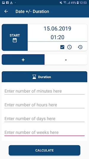 Date Calculator - Days between Dates Screenshot 3