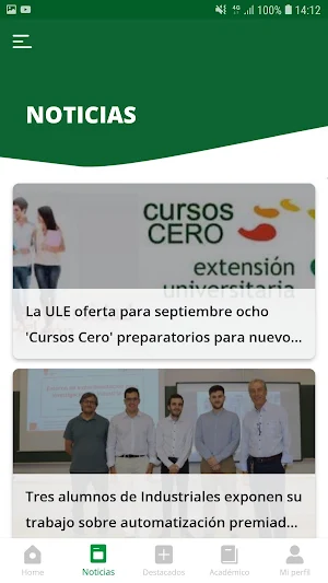 Unileon App Screenshot 2