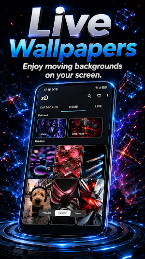 3D Live Wallpapers - 4K Screenshot 2