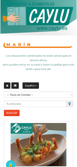 Caylu Delivery Screenshot 1