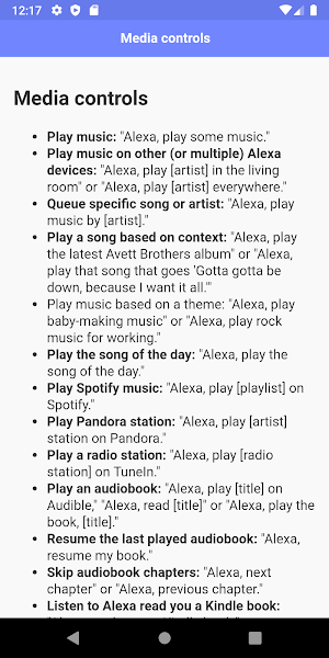 Commands for Smart Speakers Screenshot 1