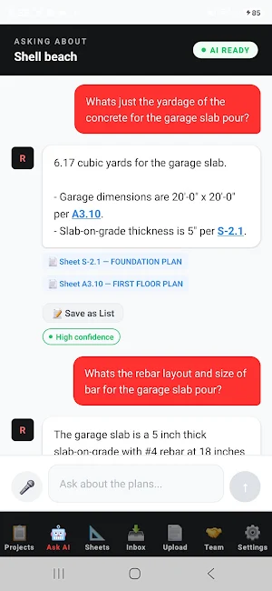 ScopeVu: Construction Plans AI Screenshot 1