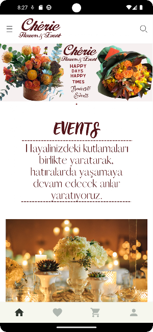 Cherie Flowers & Events Screenshot 1