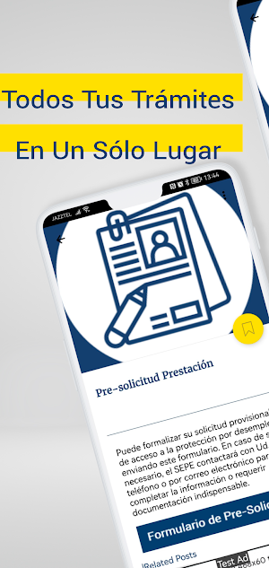 Prestaciones SEPE, consultar Screenshot 1