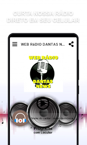 Web Rádio Dantas News Screenshot 0