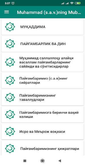 Муҳаммад(с.а.в.)нинг  васияти Screenshot 0