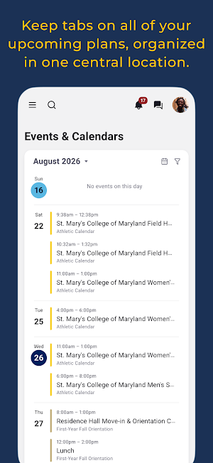 mySMCM | St. Mary's College MD Screenshot 0