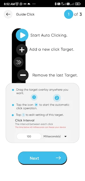 Auto Clicker, Taping Assistant Screenshot 0