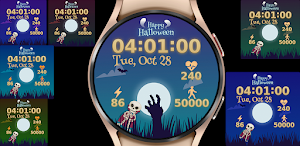 Halloween Skeleton Watch Face Screenshot 0