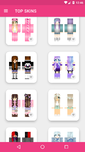 Girls Skins for Minecraft PE Screenshot 2