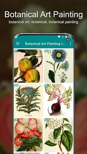 Botanical Art Painting Ideas Screenshot 3