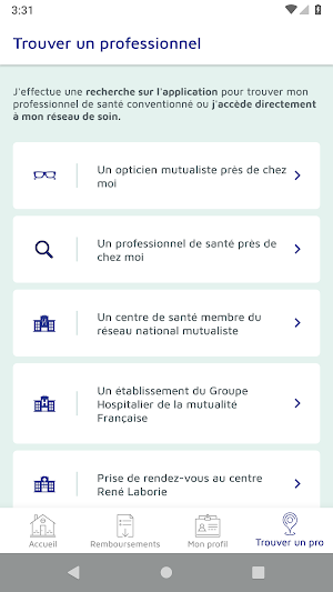 uMEn-Santé Screenshot 1