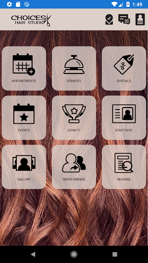 Choices Hair Studio Screenshot 1