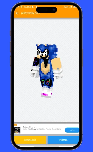 Soni Skin for Minecraft PE Screenshot 2