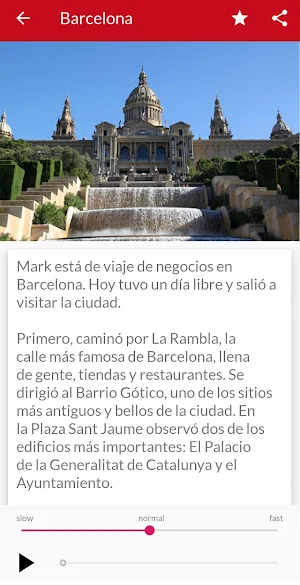 Listen and Read Spanish (Learn Spanish) Screenshot 2