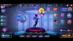 Cyber Fighters: League of Cyberpunk Stickman 2077 Screenshot 0