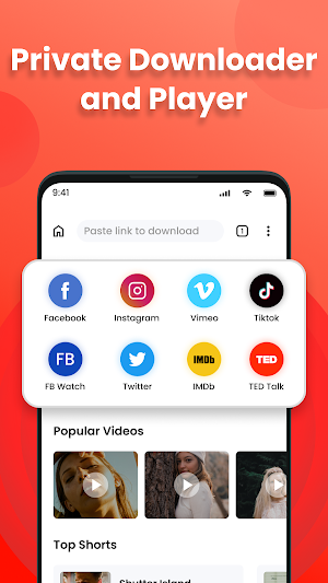 HD Video Downloader and Player Screenshot 0