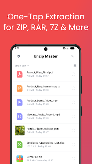 Unzip Master - ZIP,RAR,7Z Screenshot 0