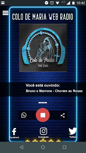 Web Rádio Colo de Maria Screenshot 2