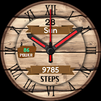 Pars Wooden Analog Watch Face