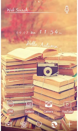 Cute Theme-Autumn Reading- Screenshot 1