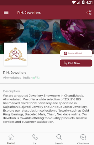 R H Jewellers - Jewelry Showroom in Ahmedabad App Screenshot 3