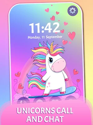 Fake Calls Unicorns Prank Screenshot 0