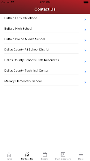 Dallas County School District Screenshot 1