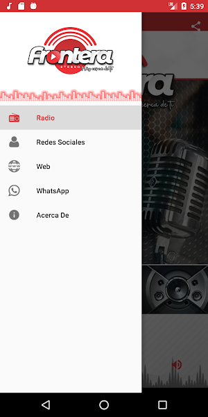 Frontera Stereo Screenshot 2