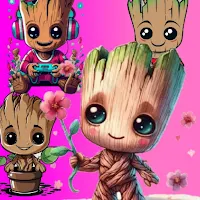Groot Stickers For WhatsApp