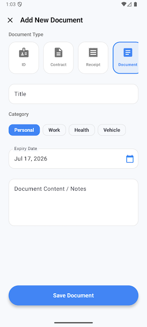 Document Vault Screenshot 1