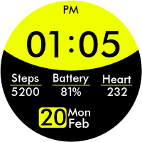 Key029 Digital Watch Face