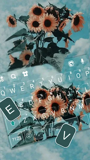 Sunflowers 2 Keyboard Background Screenshot 1