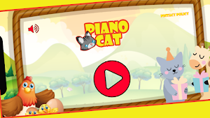 piano & cat runner game Screenshot 1