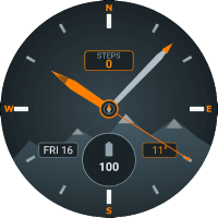 Alpine Expedition - watch face