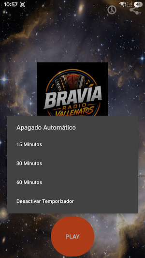 Bravia Radio Vallenatos Screenshot 1