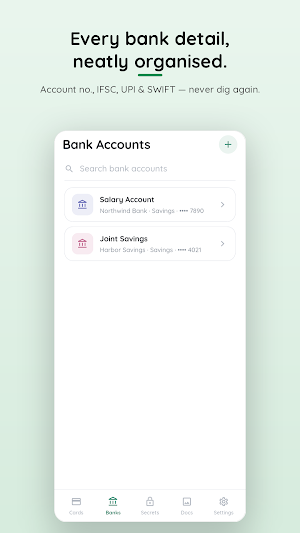 FiNest — Private Data Vault Screenshot 1