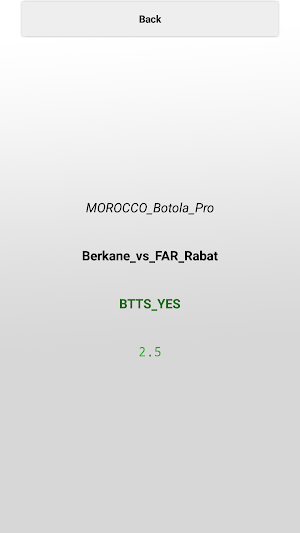 bTrue Tipster : Single bet Screenshot 1