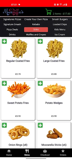 Mustaffas Takeaway Screenshot 2