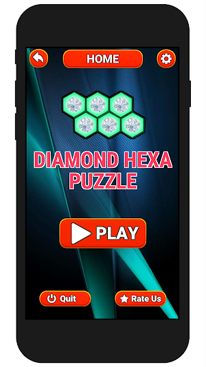 Diamond Block Hexa Puzzle Game Screenshot 1